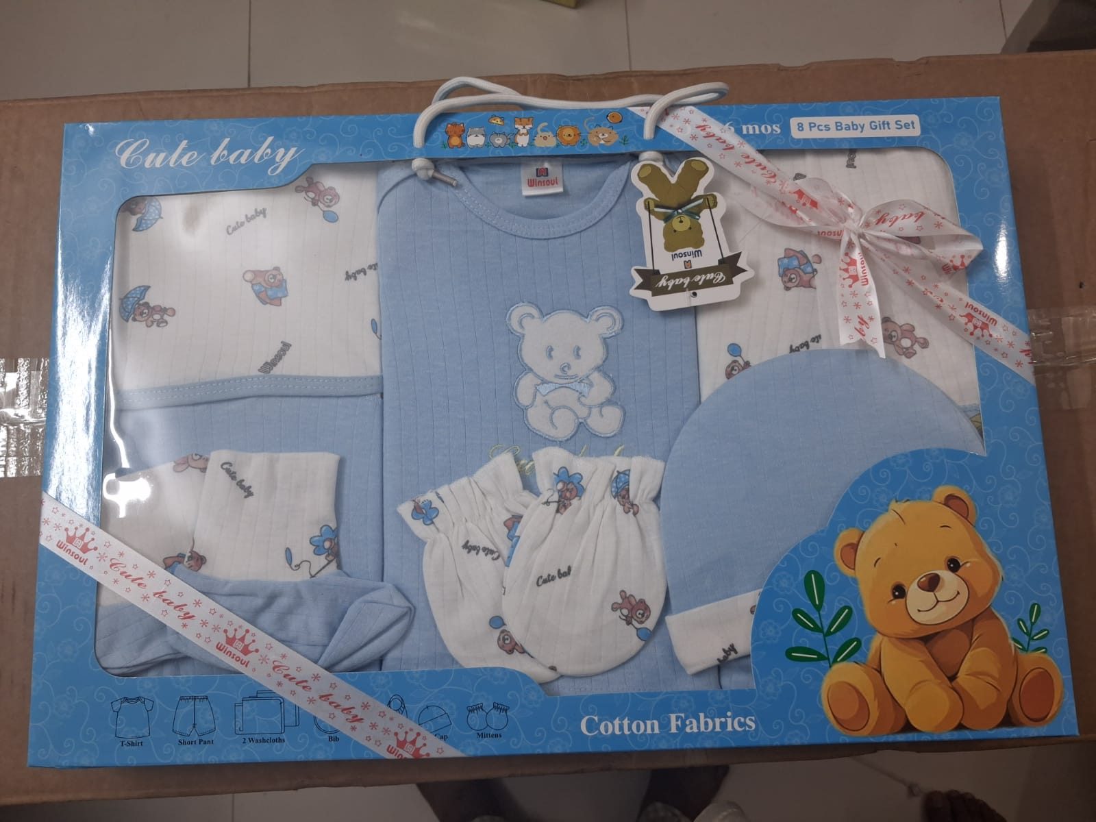Newborn Baby Gift Set – Baby Clothes & Accessories with Gift Box, 8 & 10 Pieces - Image 6